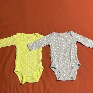 Carters Baby onesies 3-6 month